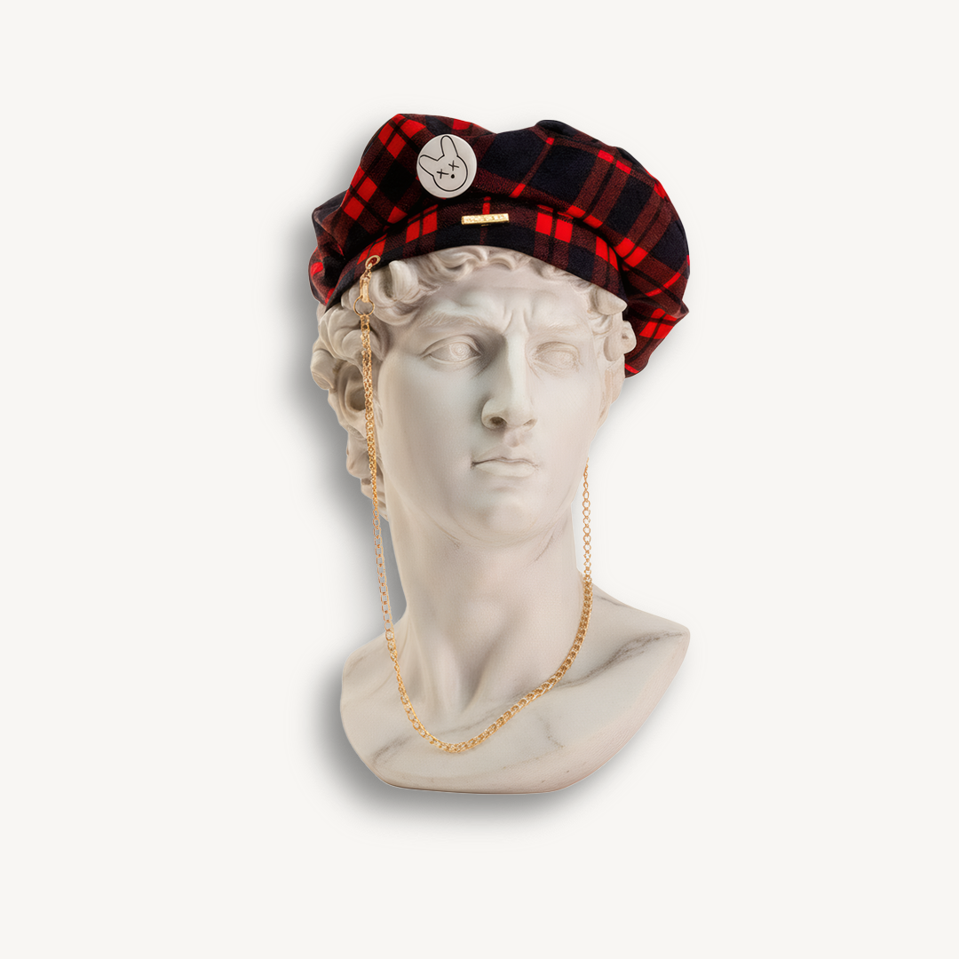 Boina tartán + Falda tartán